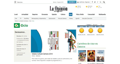 Desktop Screenshot of ocio.laopiniondezamora.es